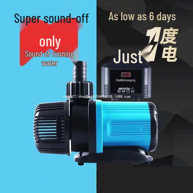 Сверхтихий насос Chuangning с регулируемой частотой, амфибийный, для пресноводных и морских аквариумов и прудов