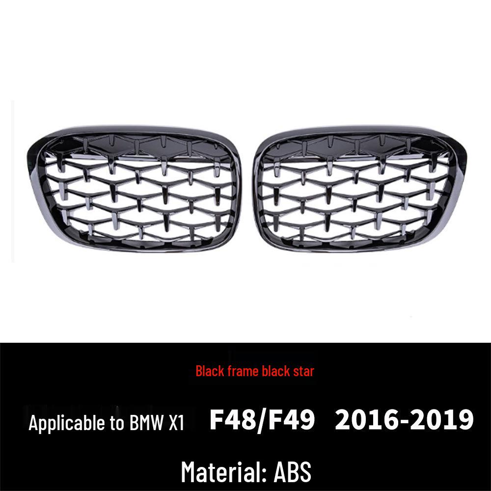 Подходит для решетки радиатора BMW X1 F48/F49 «Двойные почки» 2016-2019 гг.
