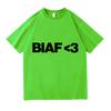 2026 Young Miko BIAF TShirt Funny Fans Tshirts Casual Pure Cotton Short Sleeve Round Neck Tshirts Aesthetic Clothing Streetwear