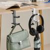 Portable Hanging Bag Hook Removable Table Hook Multi-functional Backpack Hanger  Desktop Use
