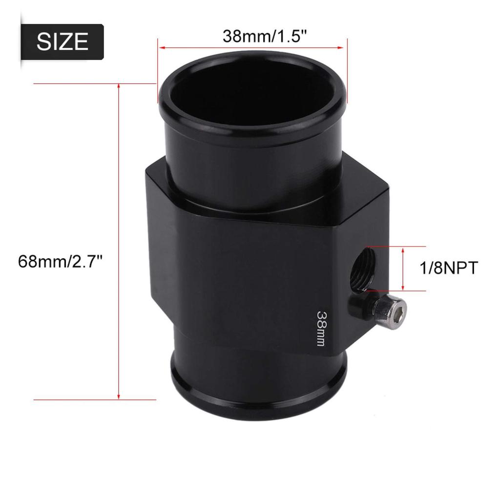 Temperature Sensor Adapter Temperature Meter Attachment Temperature Fitting Pipe with Clamp