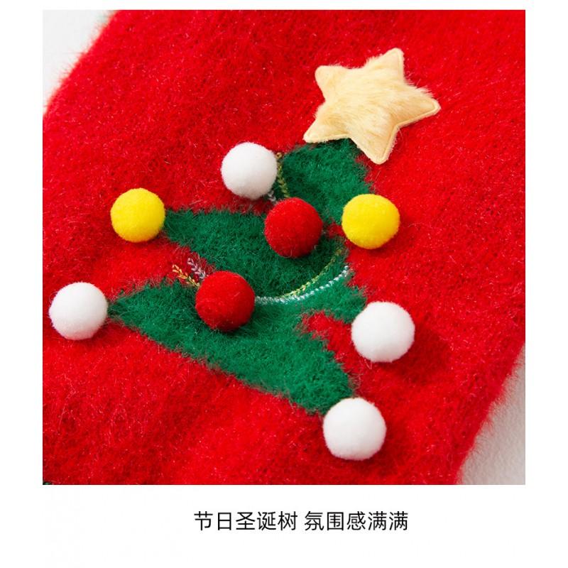 Faux Fur Christmas Pet Sweater Small To Medium Dogs Cats Winter Warm Hooded Pullover