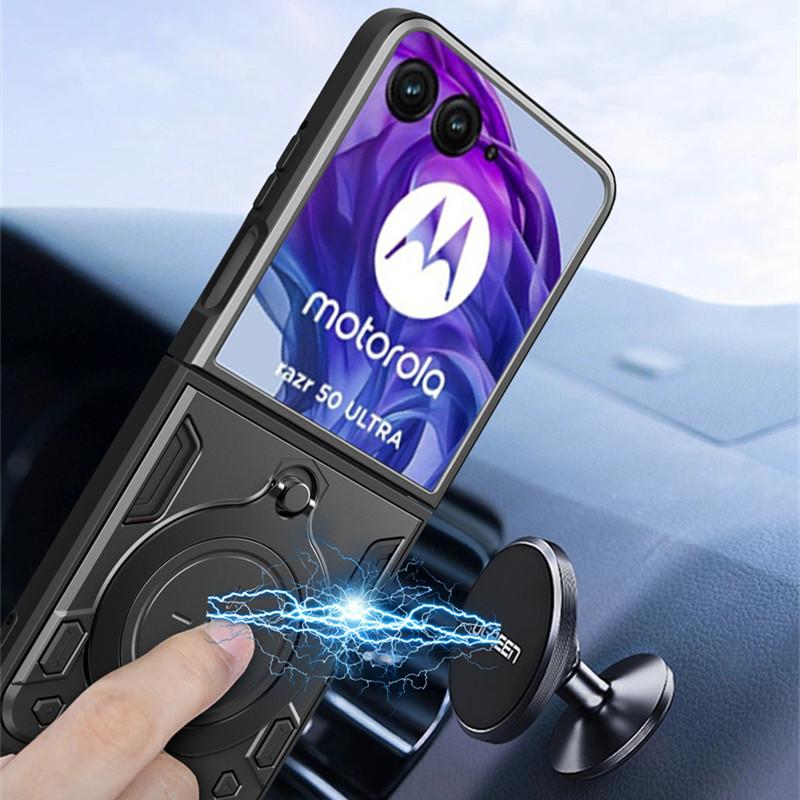 Сверхпрочный защитный чехол для Motorola Moto Razr 50 40 Ultra Razr Plus 2024 2023 чехол-подставка держатель ударопрочный Funda Coque Capa