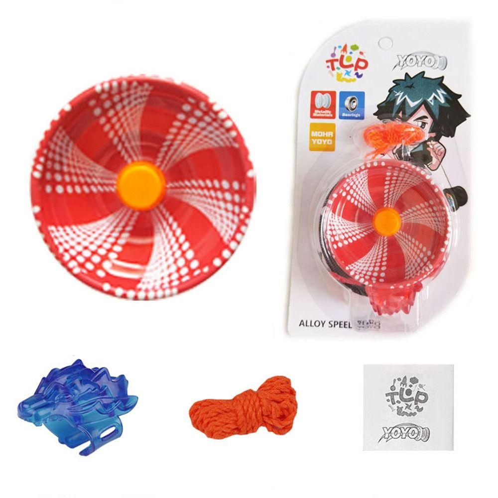 Kids Beginners Interesting Toy High Speed Metal Yoyo Luminous Yoyo Competition Yo-Yo Aluminum Yoyo