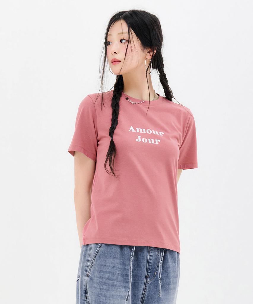 CHASECULT Women'S Essential Lettering Short Sleeve T-Shirt-Fbzg5853C0P