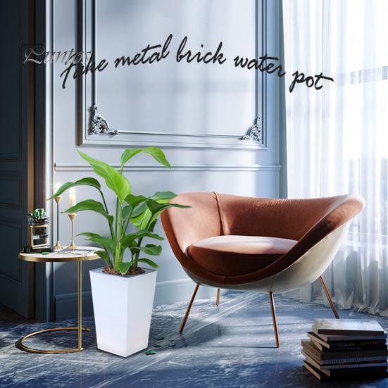 Self-Watering Plant Pot with Drainage Holes Automatic Watering Flowerpot Water Storage Planter for Indoor Outdoor Plants