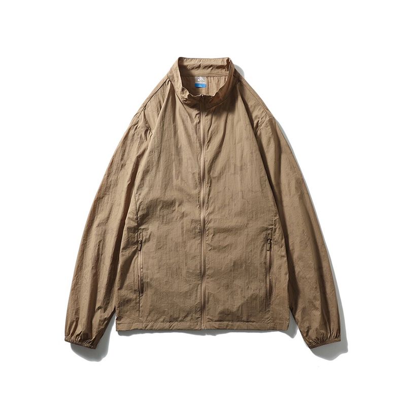 Outdoor Sports Quick-Drying Cool Feeling Sun Protection Stand Collar Jacket Men's Summer Thin Lightweight Foreign Trade Men's Casual Outerwear
