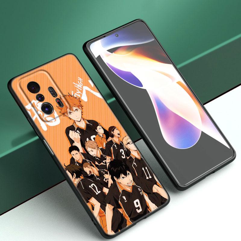 Чехол для телефона с аниме Kozume Kenma Haikyuu для Xiaomi Mi A2 8 9 SE Note 10 10T 11 12 Lite 9T 11T 12S 12T Pro A3 6X 12X, черный чехол