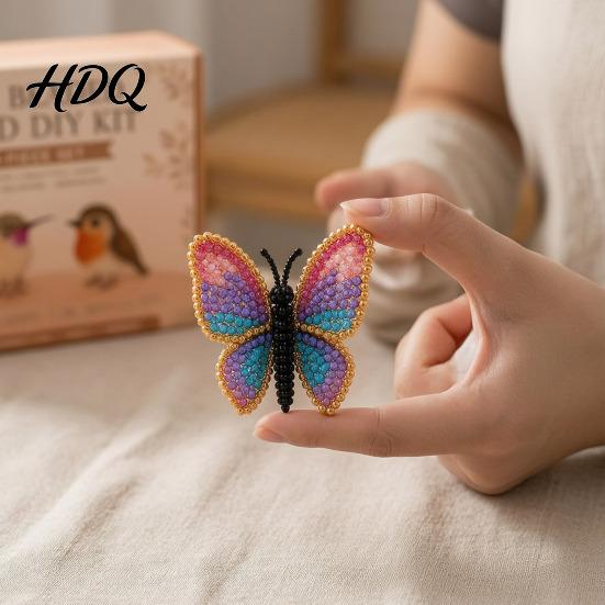3D Набор для создания животных из бисера Маленький набор Бисероплетение с инструкцией Ручная работа Цветные бусины Украшения Милый набор для творчества для взрослых Новичков Подростков Творчество