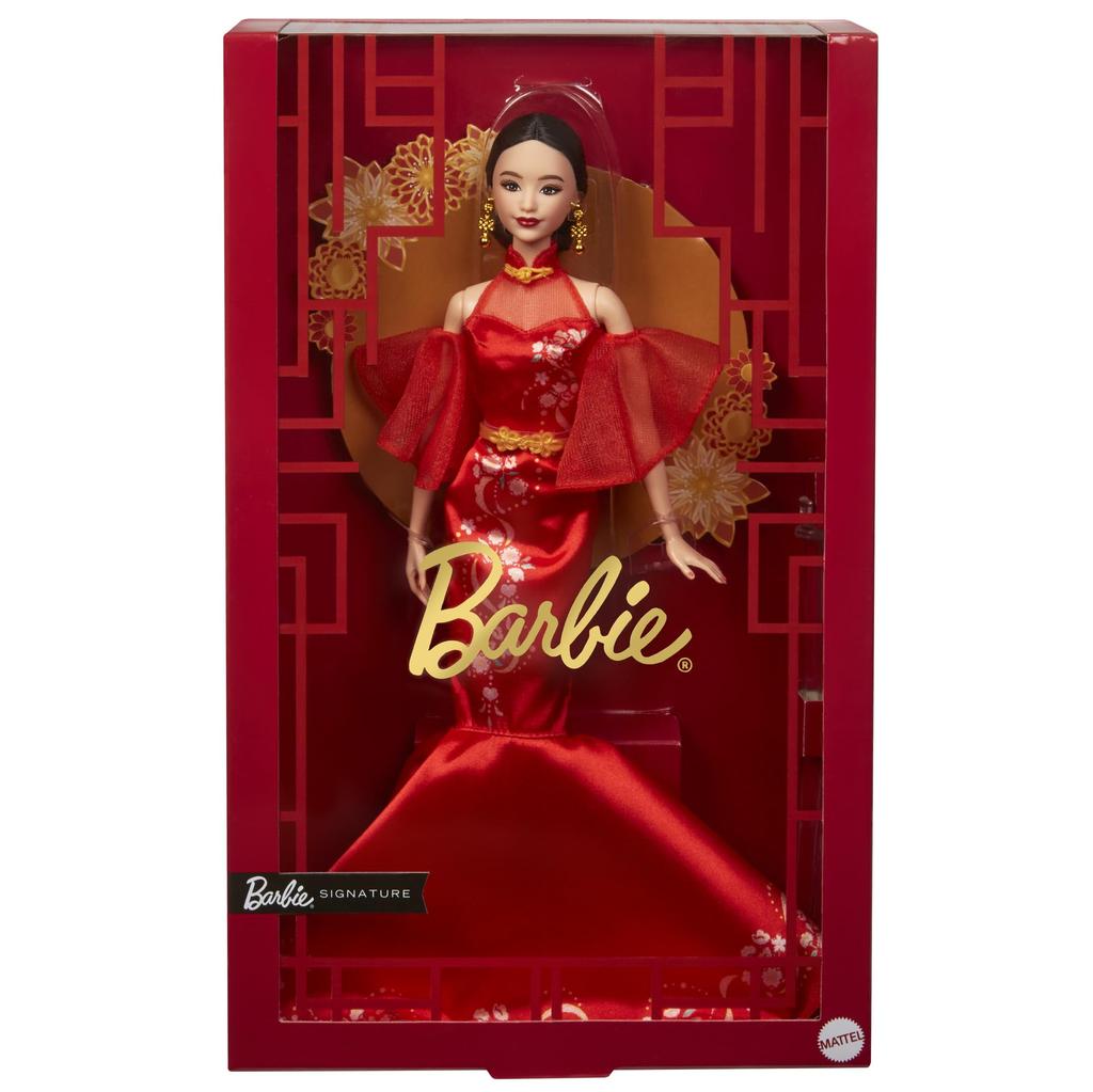 Кукла/домик Barbie Lunar New Year Signature BLACK Dress Up Doll/Doll Barbie от 6 лет и старше, красный JBJ11
