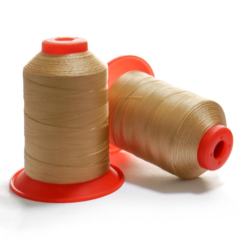 Manufacturer Wholesale V69 Tex 70 High Tenacity Nylon Bonded Filament Yarn Thread 210D/3 for Sewing Hair Extensions & Wigs