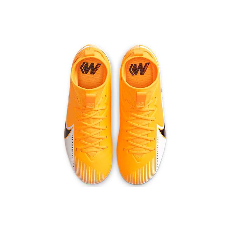 Nike Mercurial Superfly 7 Нескользящая амортизация Устойчивость к истиранию Средняя высота Детские футбольные бутсы Детские BQ5405-801