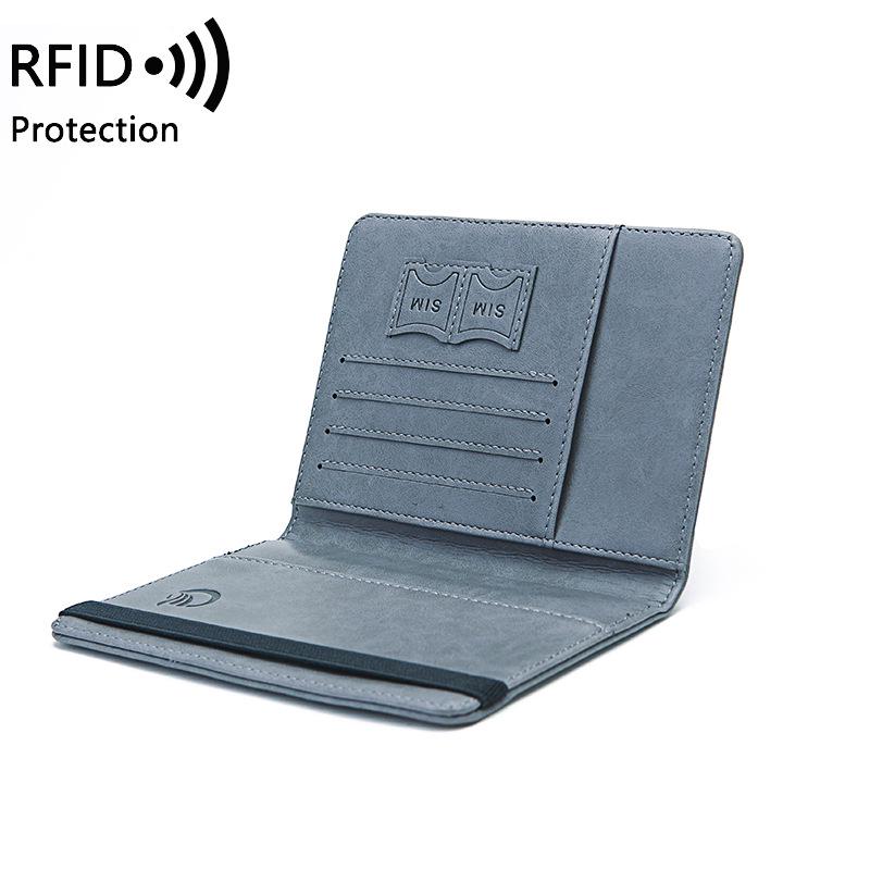 Держатель для RFID-паспорта: Многофункциональный кошелек для путешествий для защиты билетов, карт и документов