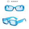 Women Square Colorful transparent Sunglasses Fashion Jelly Color Hip Hop Sunglasses Ladies classic Wild outdoor Shades Rectangle Sun Glasses