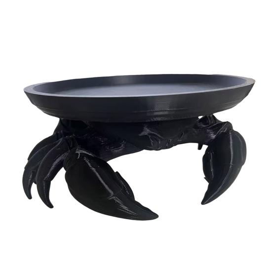 3D-печатный лоток для крабов, многоцелевой лоток для хранения ювелирных изделий, безделушек, ключей, фигурка краба, домашний офис, кухня, украшение для рабочего стола, орнамент