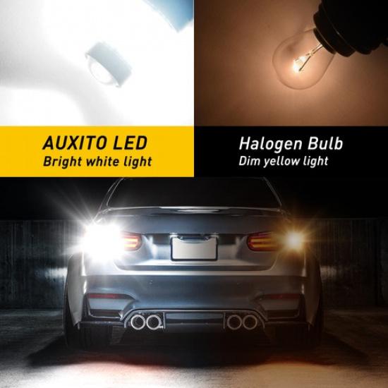 AUXITO P21W 7506 1156 BA15S LED Backup Reverse Light Bulbs Lamp 6000K White