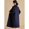 Women's Elegant Wool Blend Double-faced Mid-length Coat
