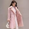 Winter Fashion New High Quality Rabbit Fur Coat Velvet Fur Coat Long Fur Coat Female Loose Thick Warm Mink Fur Teddy Coat