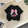 Children's Casual Short-sleeved T-shirt - Summer Girl's Cute Cherry T-shirt