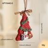 New resin painted pendant Christmas tree decoration colorful retro three-dimensional bells American cartoon pendant