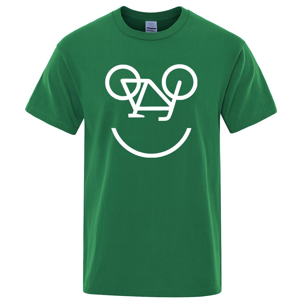 Велосипедный обратный буквенный забавный принт мужские и женские футболки модные удобные топы с обычным рукавом короткие рукава футболки большого размера