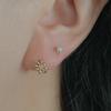 BettyU 14k Gold Merida Flower Piercing
