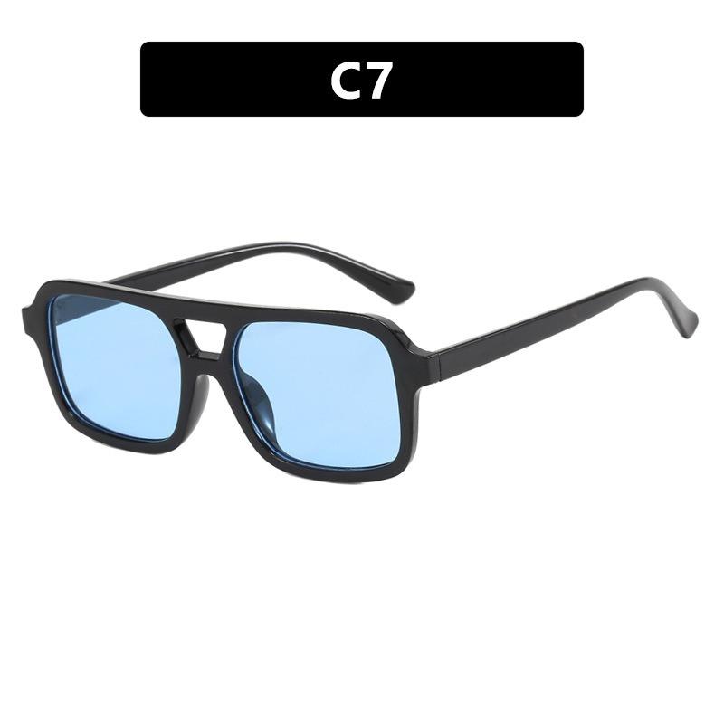 Vintage Classic Pilot Sunglasses Women Men Retro Colorful Brand Double Girder Sun Glasses Outdoor Driving Glasses