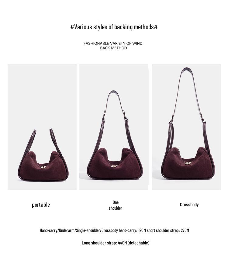 2025 Продвинутая нишевая матовая женская сумка кроссбоди - Маленький изысканный дизайн в виде подушки