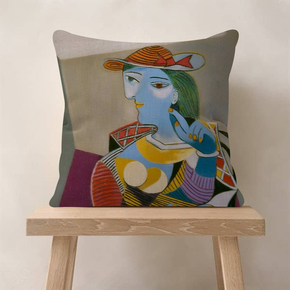 Painting art Picasso Cushion  Personalized Pillow Dust Cover Bedroom Kids Party Decoration Pillowcase Birthday Children Gift