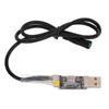 Electric Bike USB Programming Cable Plastic 5pin Female USB2.0 Plug Mid Drive Motor Programming Cable for BBS01 Motor