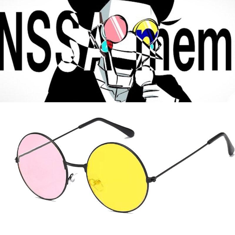 Spamton Plush Glasses Gaming Anime Peripheral Triangle Rune Cosplay Eyewear