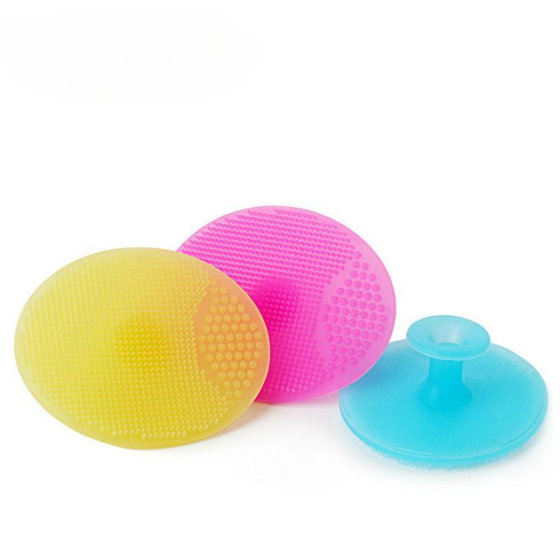 1PC SPA Brush Egg Face Cleaning Pad Scrub Bath Washing Tool Skin Gel Exfoliating Shaped Silicone Facial