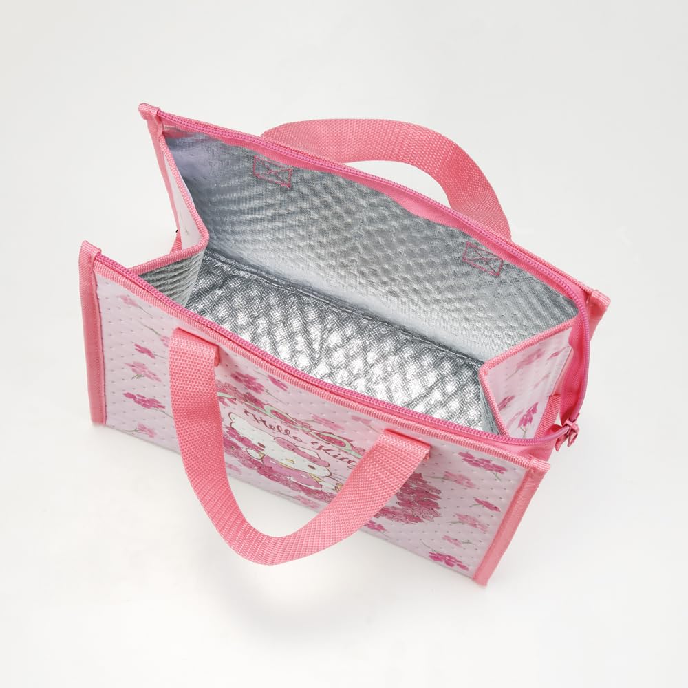 Skater Сумка для ланча Сумка-холодильник Hello Kitty Цветочный венок Sanrio Нетканый FBC1-A