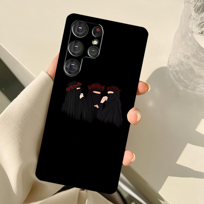 Мусульманский Исламский Хиджаб Чехол Для Девочки Для Samsung Galaxy S23 Ultra S21 S22 S24 S25 Ultra S9 S10 Plus S25 FE S20 FE Задняя Крышка
