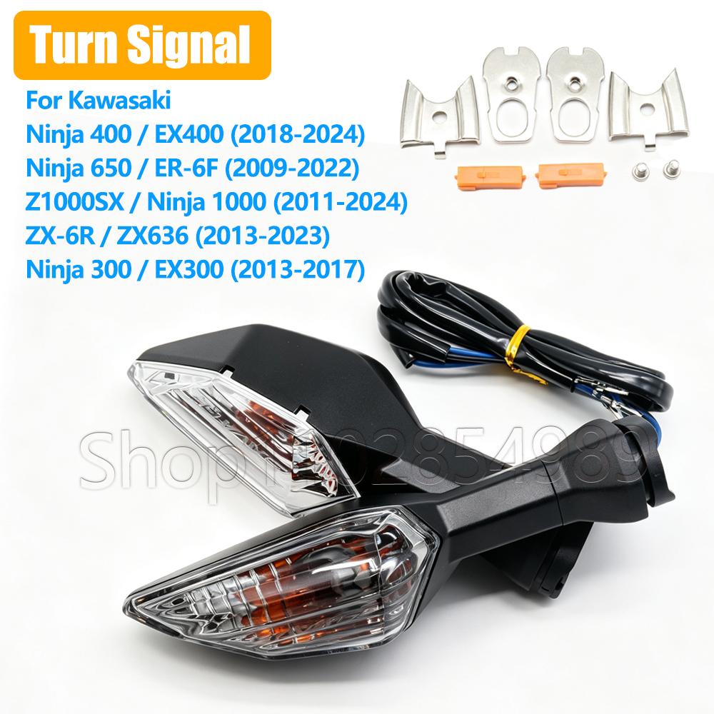 Rear Turn Signal Light For Kawasaki Ninja 400 650 Z1000SX ZX-6R ZX636 Ninja 300 250 500 400R Motorcycle Accessories Turn light