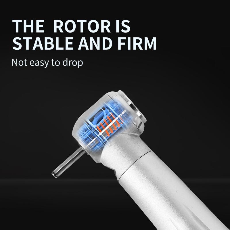 Dental LED High Speed Handpiece Air Tubrine Dentist Tips Triple Water Spray Push Button Dentistry Equipment Ceramic Bearing