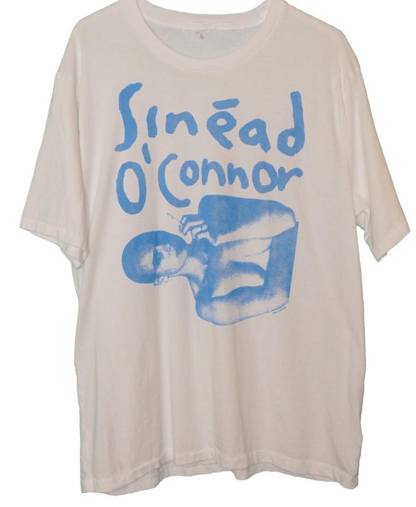 VTG Sinead O Connor smoking WHITE T-shirt Short sleeve All sizes S-5Xl