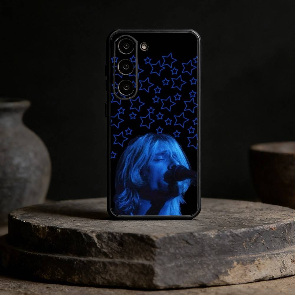 K-Kurt Singer C-Cobain Phone Case For Samsung Galaxy A20,21s,22,31,32,52,53,72,73,80,91 Soft Black Shell