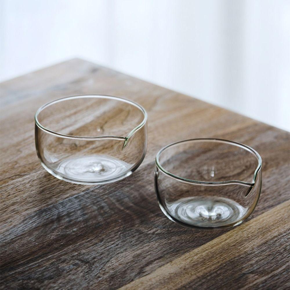 350/600ml Salad Bowl Heat-Resistant Matcha Bowl Multipurpose Glass Mixing Bowl  Yogurt