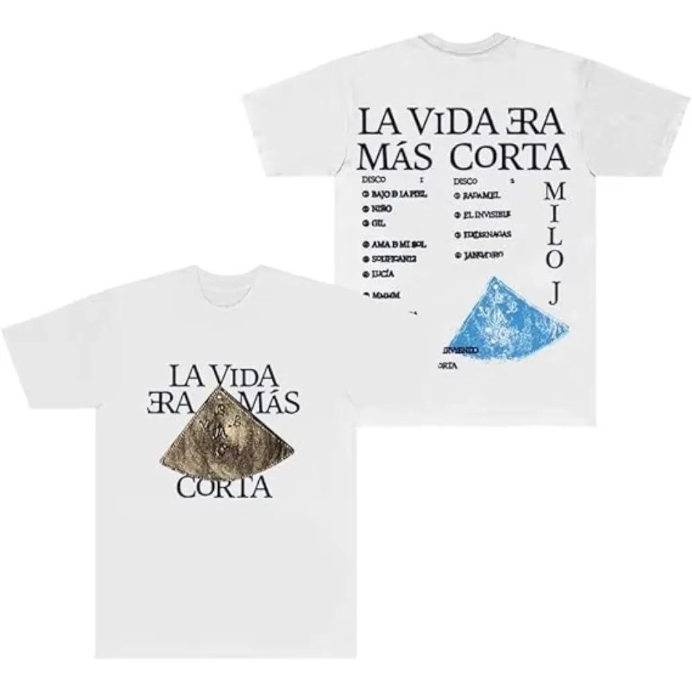 2026 Summer New Milo J Lavida Collection HighQuality Comfortable Casual Mens Roundneck Printed TShirt
