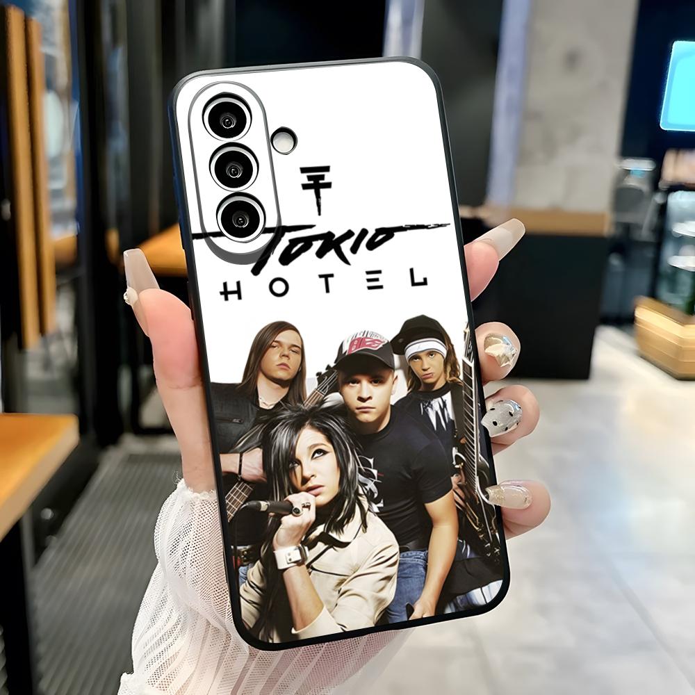 Чехол для телефона с ремешком T-Tokio Hotel для Samsung S26 S25 Plus S20 S20 Plus S22 Ultra S23 FE S21 Plus S21 Ultra Мягкий чехол