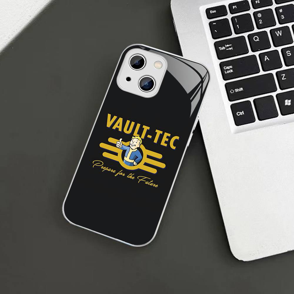 F-Fallout S-Series 4 Cool Game Tempered Glass For Iphone 14 13 12 11 Pro Mini XS MAX 14Plus X XS XR Fundas