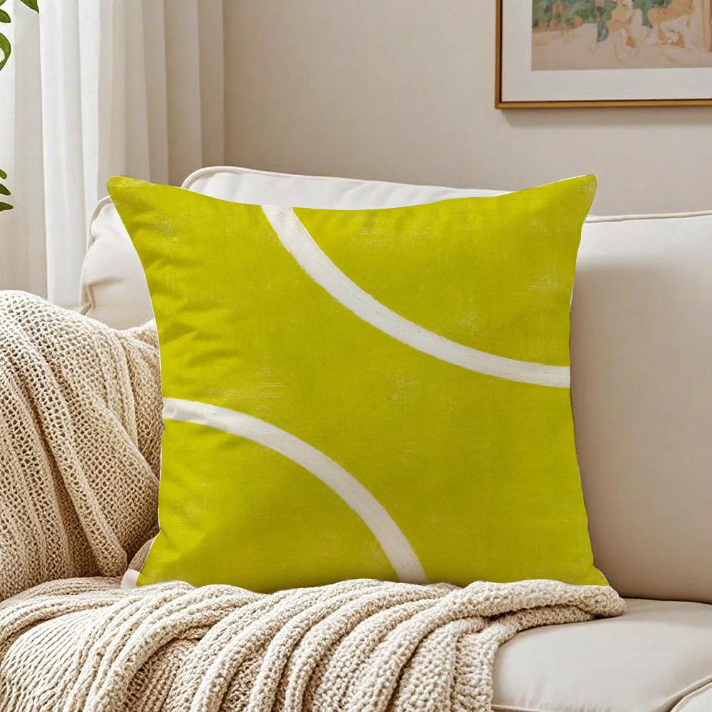 Football Basketball Baseball Sports Pillow Case Organic Short Plush Cushion Covers Breathable Washable WrinkleResistant