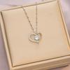 Love Diamond Clavicle Chain Fashionable Simple Versatile Necklace