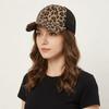 Adjustable Leopard Print Baseball Cap Soft Mesh Peaked Hat Casual Visor Hat  Unisex