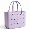 EVA Beach Bag Large Capacity Hole Bag Women Travel Storage Handbag DIY Accessories Waterproof Lightweight