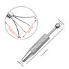4 Claws Pick-Up Tool Jewelry Beads Diamond Gems Prong Holder Tweezer Catcher Grabber Stainless Steel Chip Gripper