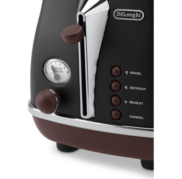 Тостер DeLonghi CTOV 2103.BK+BW