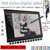 10*6 Inch Graphics Digital Drawing Tablets Graphic Tablets 233 Point Quick Reading Signature Pen Tablet Professional Animation Board Tablets