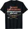 Футболка Rusty Trombone Смешная Грубая Графическая Взрослая Юмористическая Подарок Унисекс Футболка